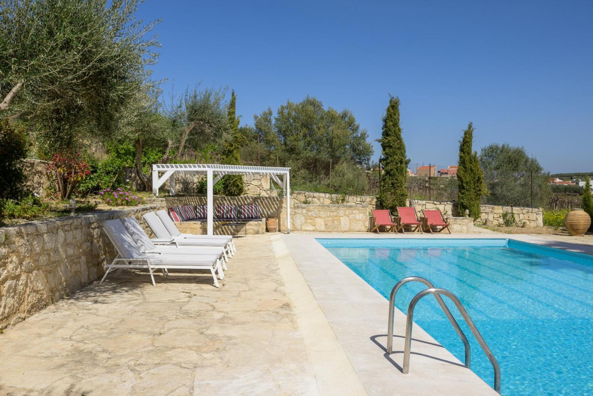 The Olive Grove Villas With Swimming Pool And Breakfast Archanes Exterior foto